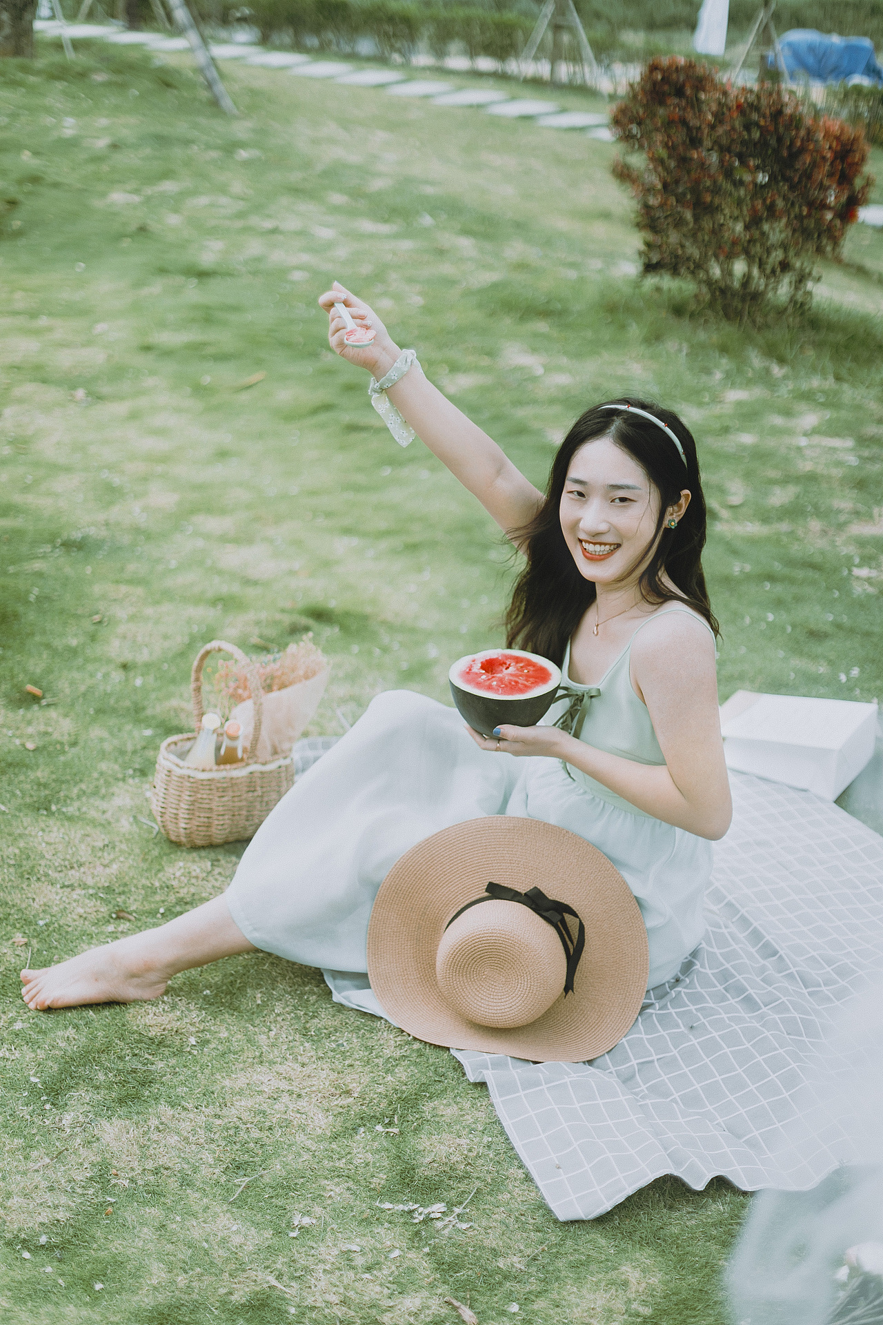 夏天西瓜小清新写真!