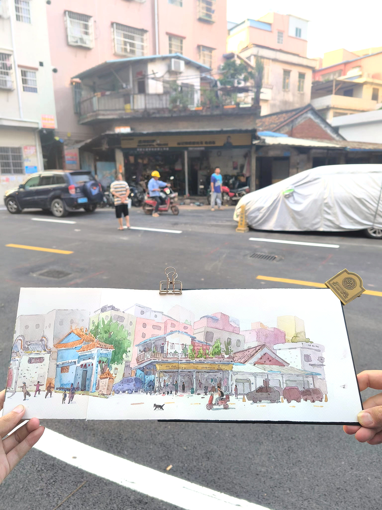 『画本系列』-我的第48本画本-建筑系列长卷