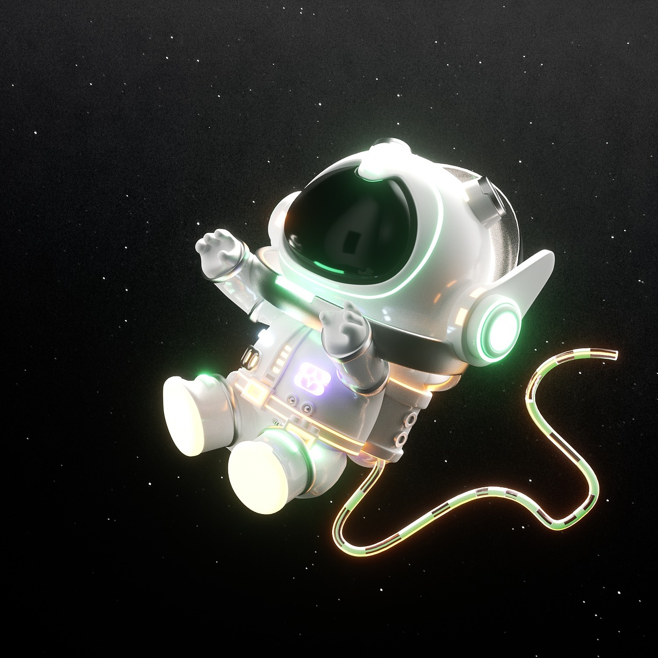 海外航天员游戏元素制作|三维动画