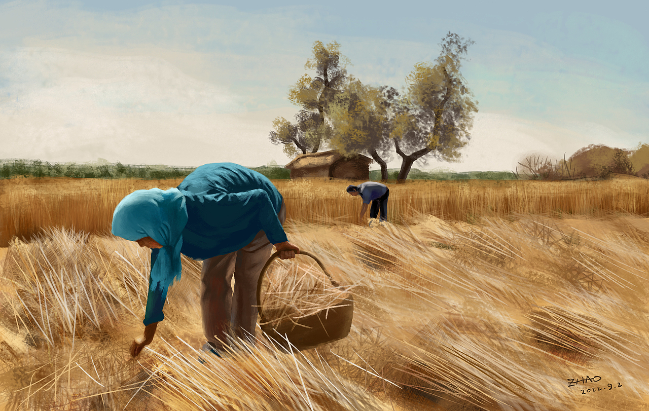 板绘练习《隐入尘烟》