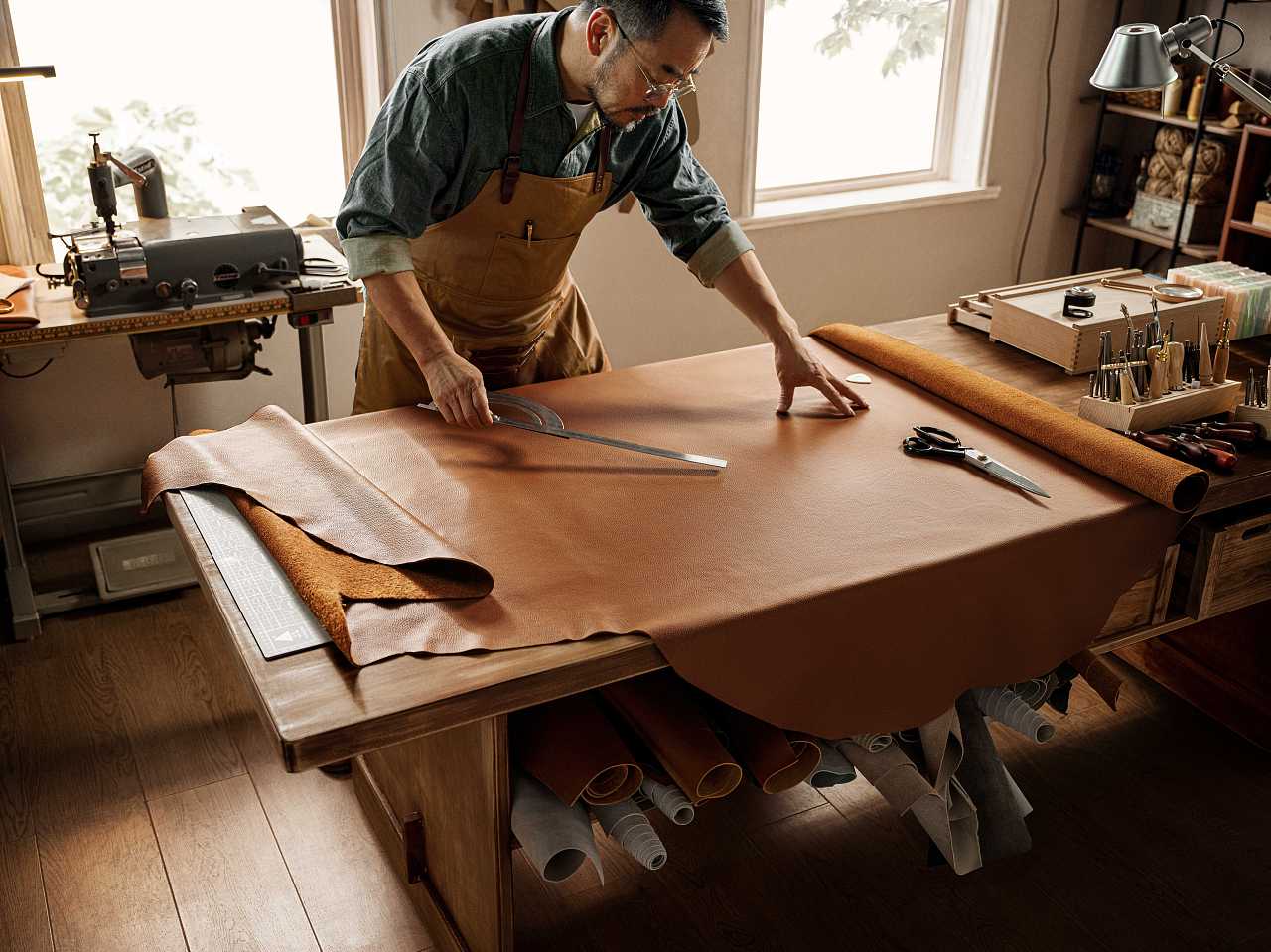 林氏家居工艺形象拍摄｜牛皮篇（图ZMzY3NDc1MzQ4） - 产品摄影 - 站酷设计师承与承文化原创素材 - 站酷ZCOOL