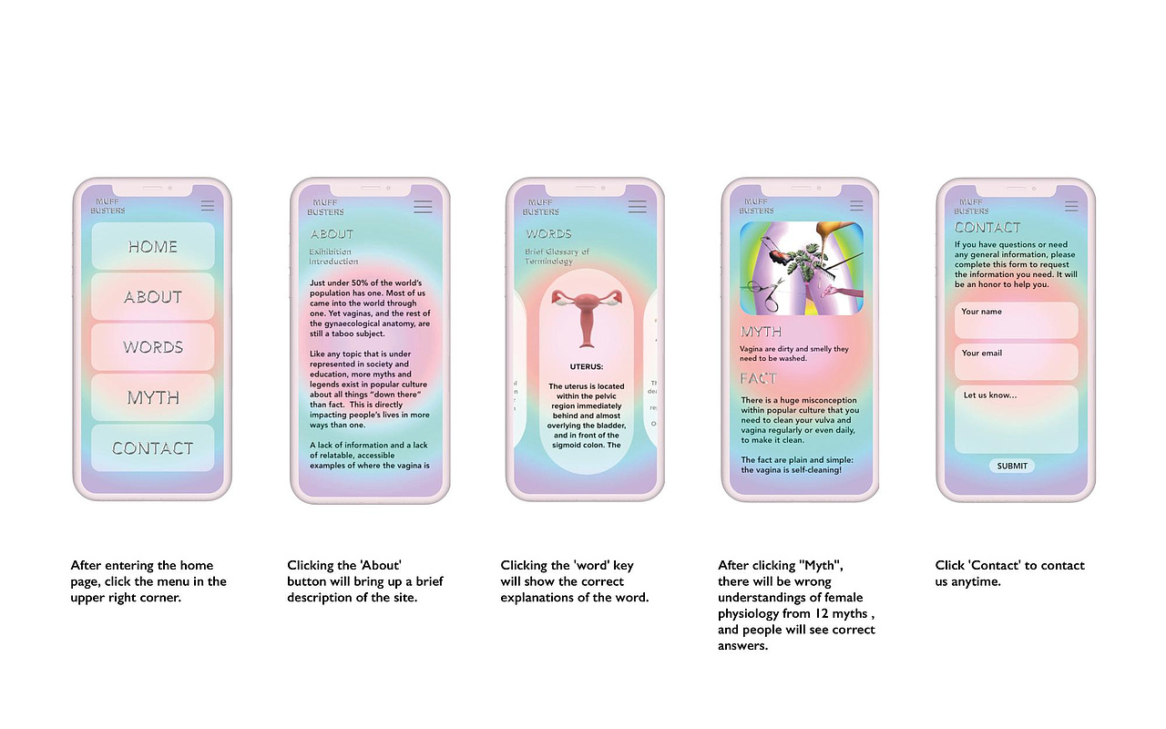 Vagina Museum-网页/APP设计