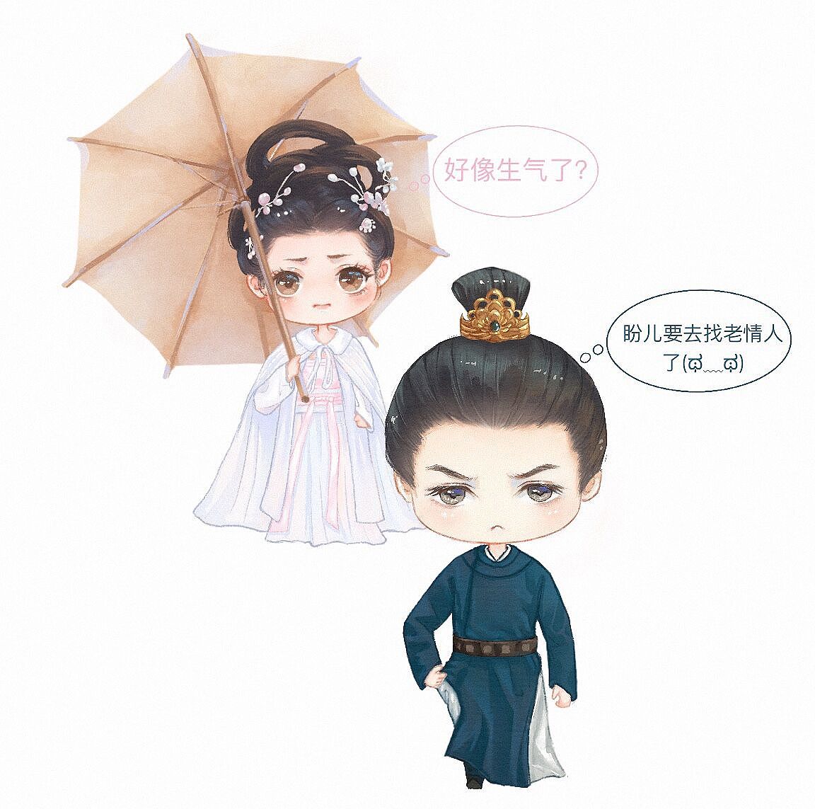 梦华录Q版（图ZMzA1NDk5Nzk2） - 创作习作 - 站酷设计师木易斯酱原创素材 - 站酷ZCOOL