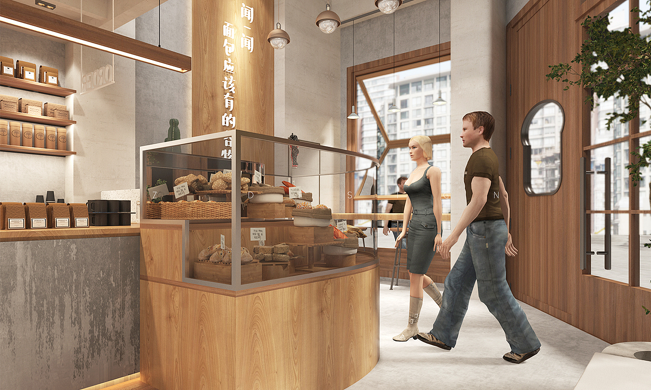 Z.DESIGN | 淄博-好好吃面包 | 咖啡烘焙店（图ZMjk4ODYyMjE2） - 酒店餐饮设计 - 站酷设计师周周有钱收_原创素材 - 站酷ZCOOL