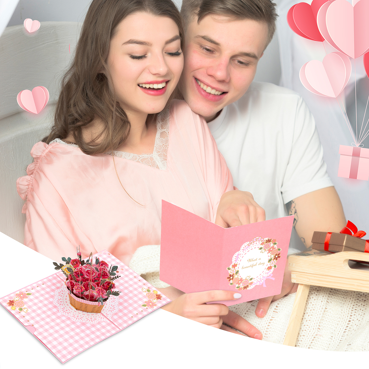 亚马逊主图设计-贺卡合集-情人节-感恩节-母亲节产品