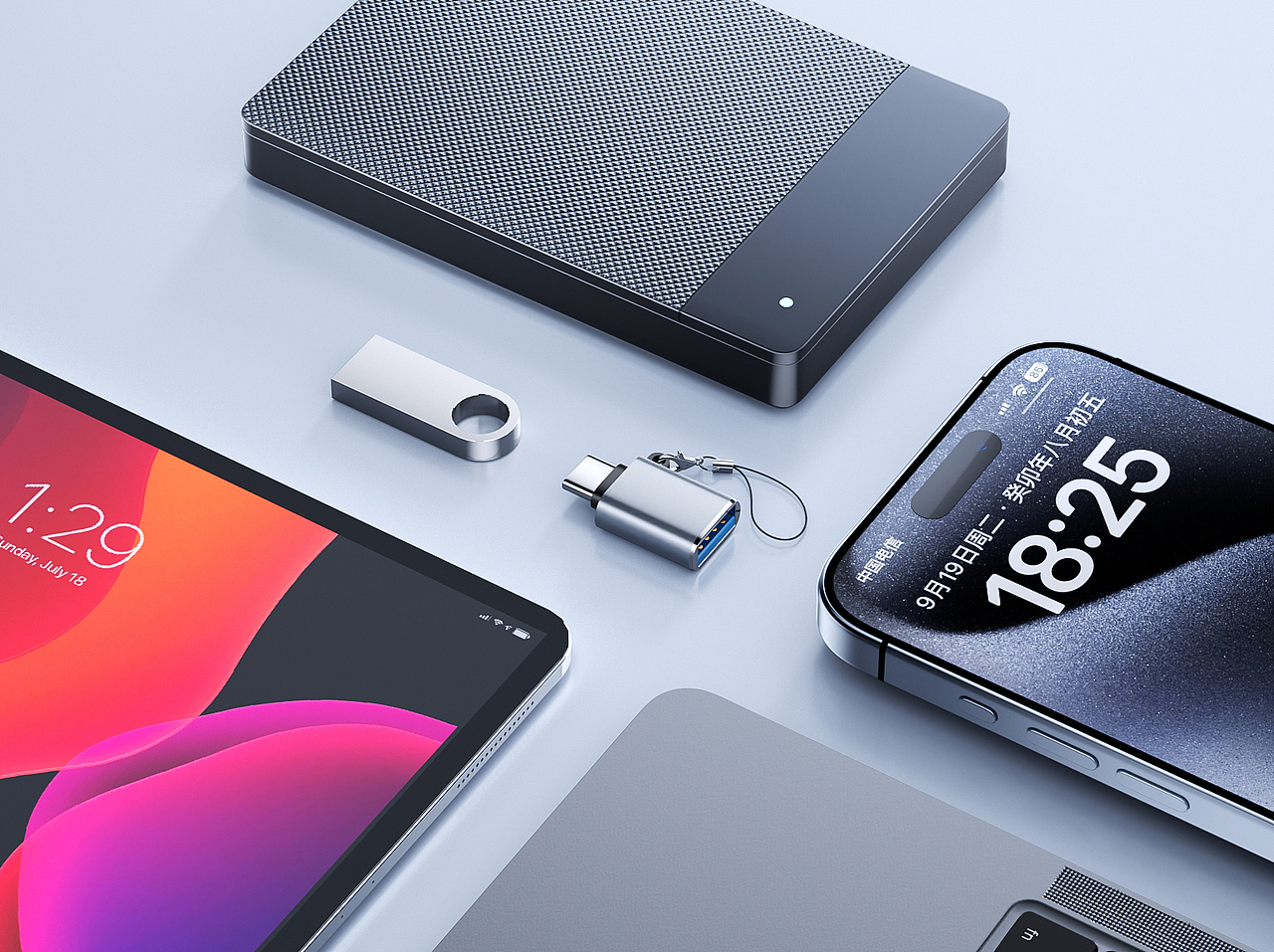 除螨仪/转接头/产品渲染（图ZMzY3MTc2NjI0） - 产品 - 站酷设计师枫麟原创素材 - 站酷ZCOOL