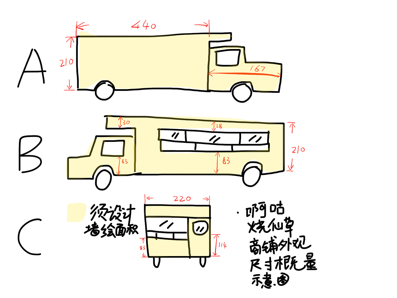 啊咕烧仙草-复古车商铺外观墙绘（图ZMzIzOTYxMDA4） - 艺术插画 - 站酷设计师凌_ZenithLing原创素材 - 站酷ZCOOL