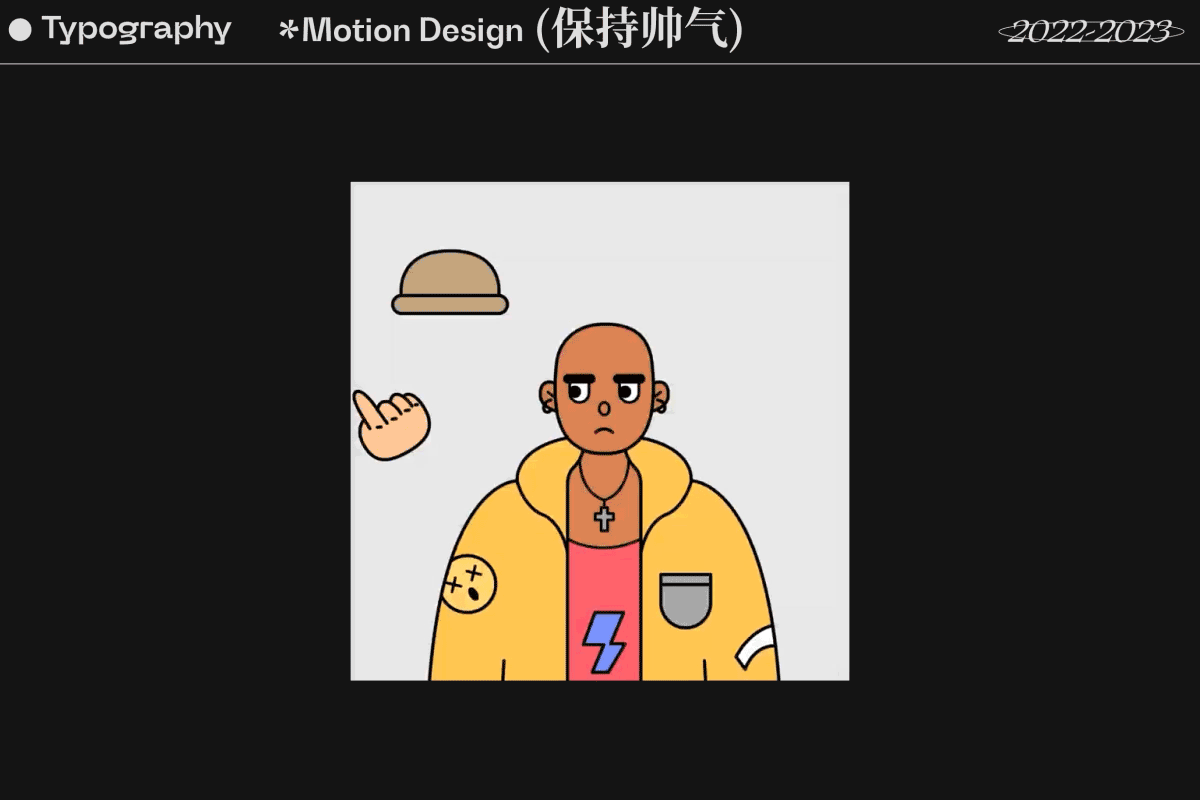 2022-2023字体、平面视觉与动态设计showreel