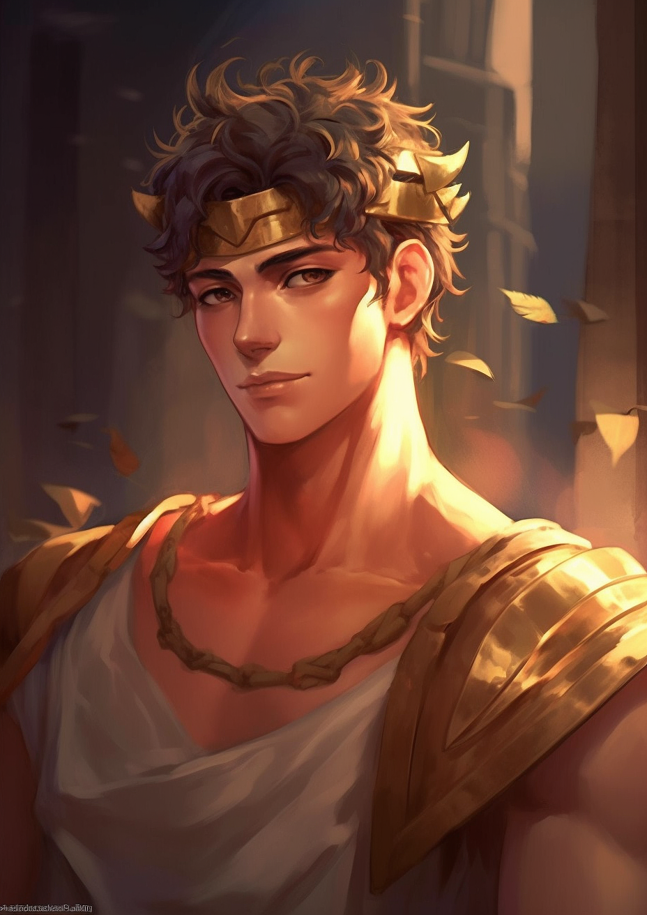 动漫帅哥 欧风 肌肉男 AI+板绘创作 请勿商用