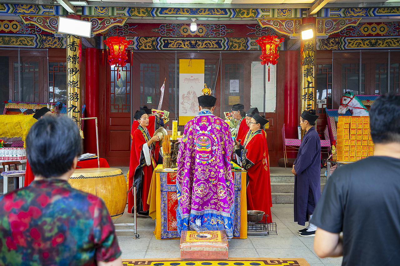 莱阳龙王庙中元普度法会现场记实