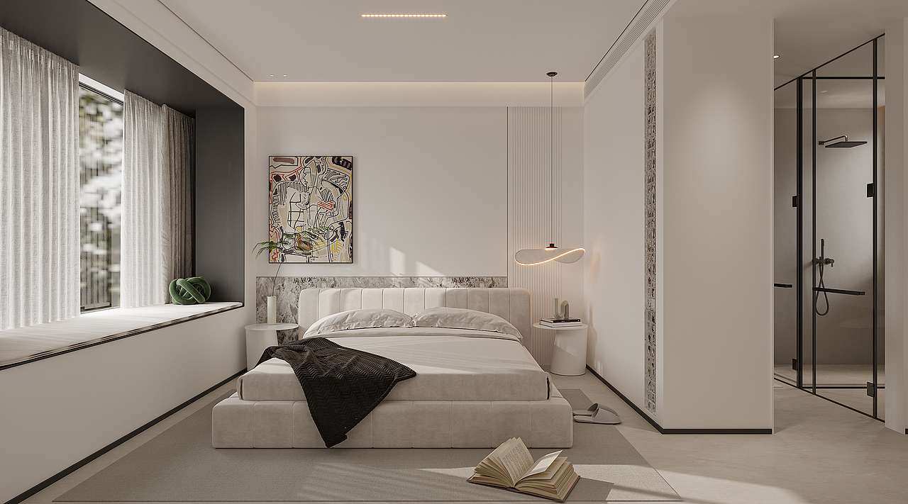 极简白（原创）郑州金科（图ZMzI0NzgxMTMy） - 家装设计 - 站酷设计师WJSTUDIO無界原创素材 - 站酷ZCOOL