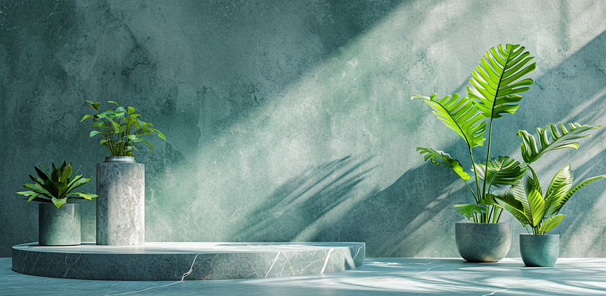 AI电商绿植展台