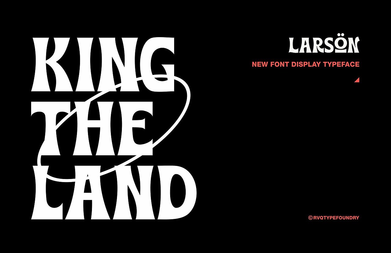 复古潮流酸性逆反差文创潮牌广告海报标题艺术英文字体