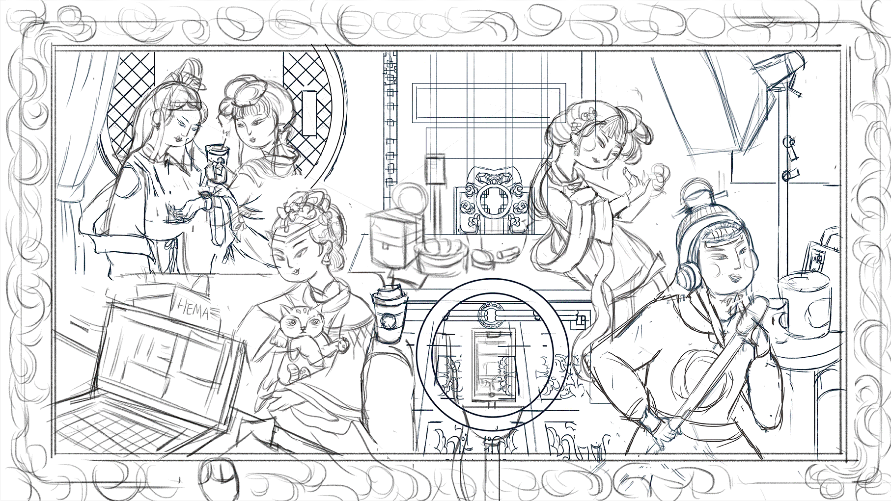 红楼梦全员主播——欢迎来到大观园直播间