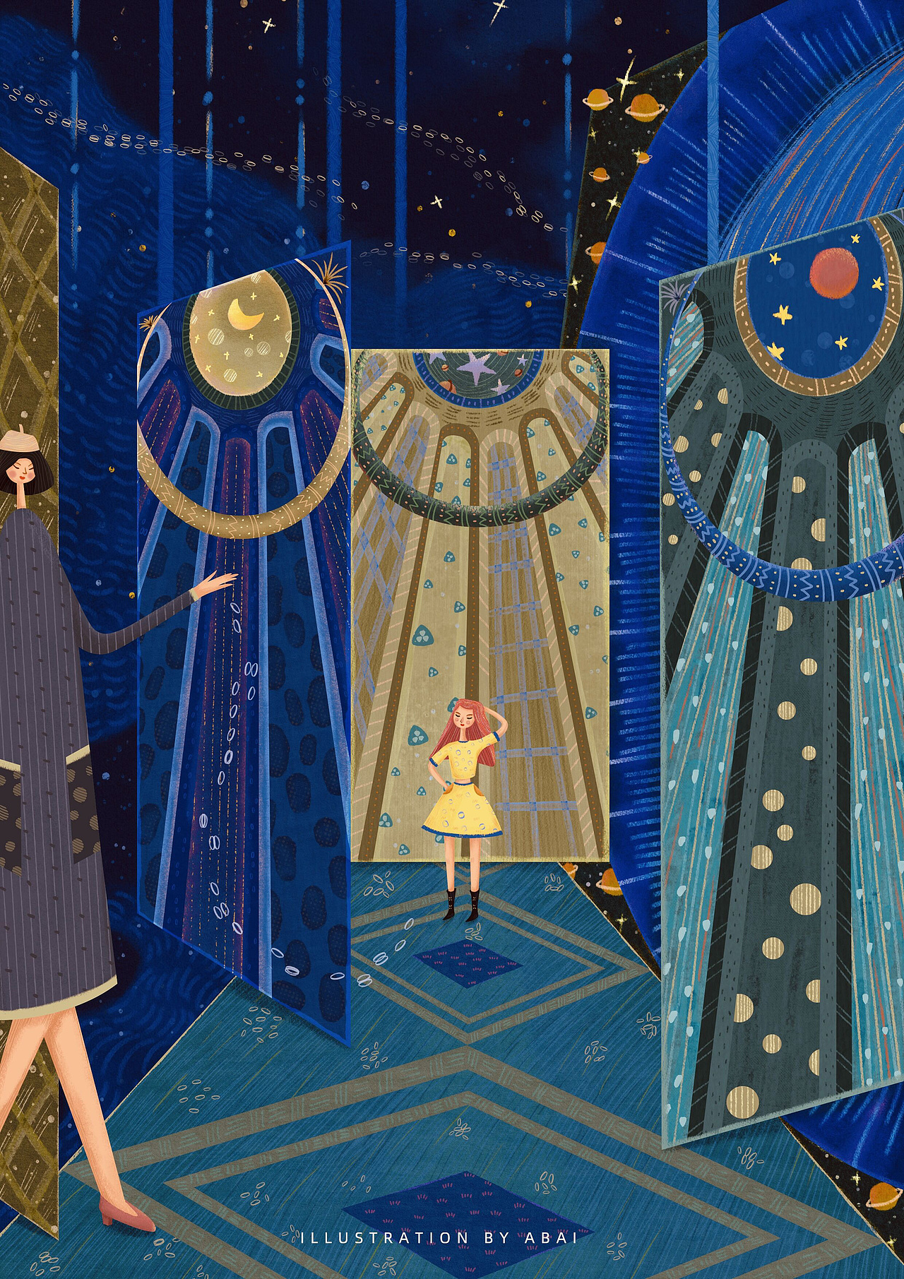 水彩铅笔装饰画