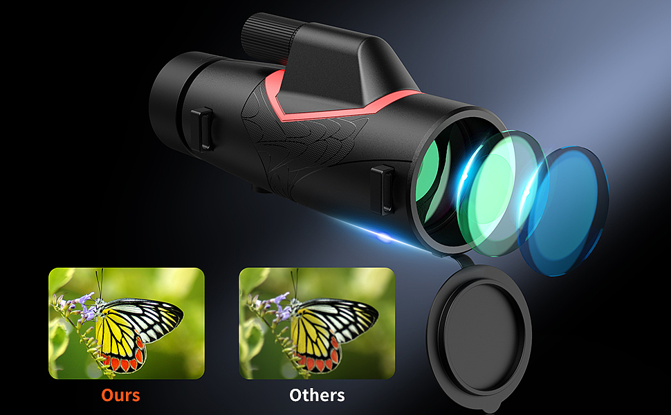 单筒望远镜 rhino建模 亚马逊图片设计