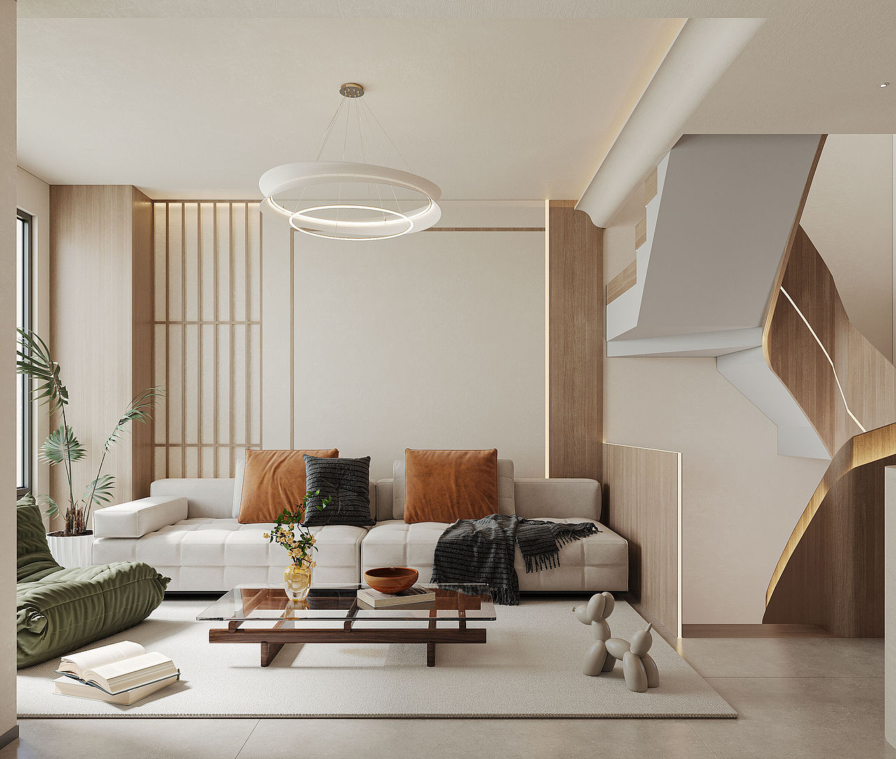 家装侘季风渲染