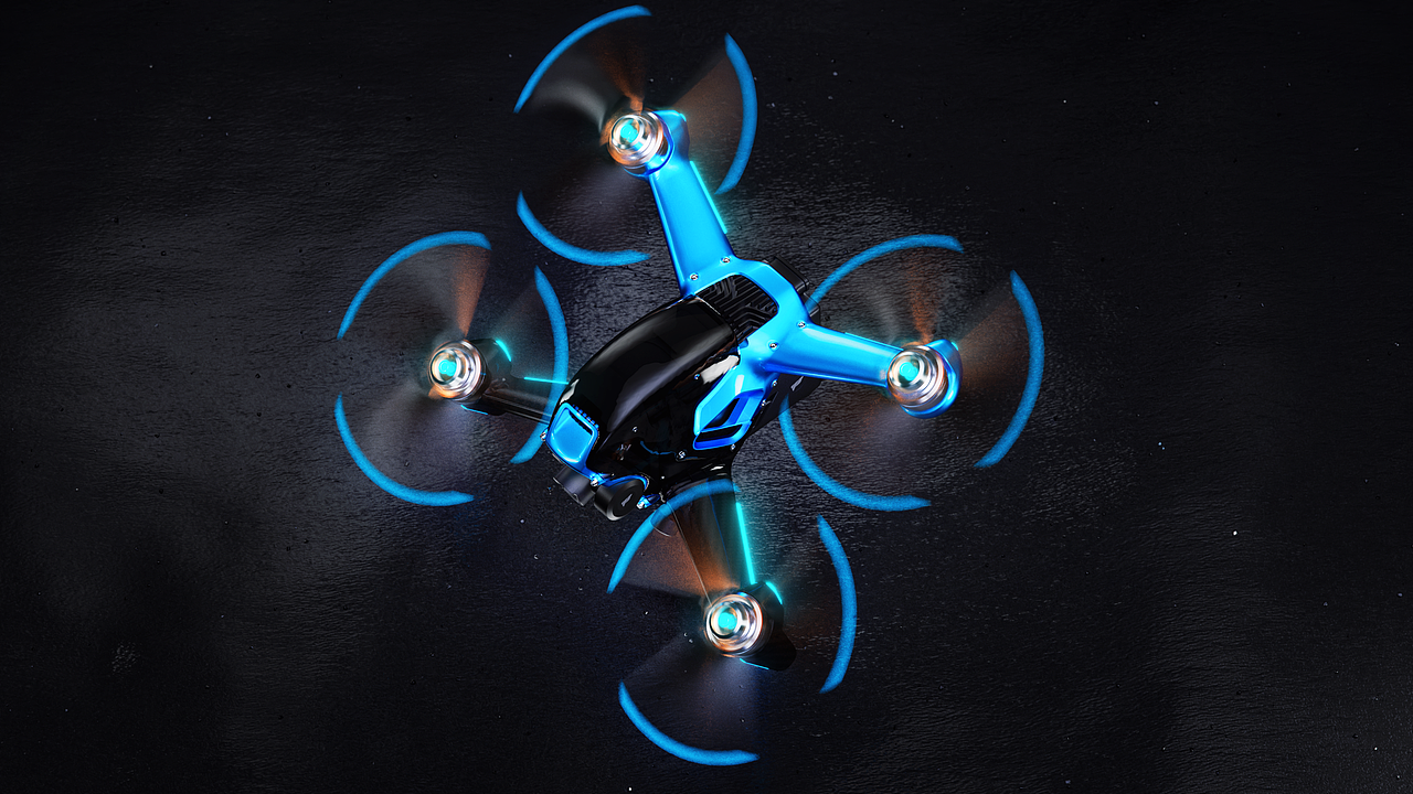 无人机渲染场景搭建大疆无人机暗调风格数码产品（图ZMzUzNDU5Nzc2） - 产品 - 站酷设计师dinglucky123原创素材 - 站酷ZCOOL