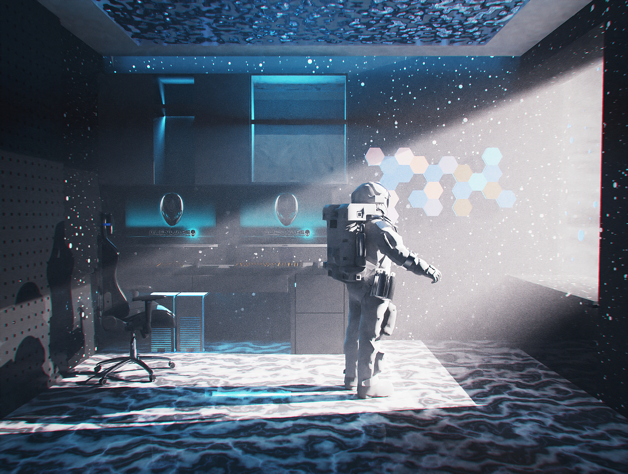 第十八期keyshot科技炫酷场景源文件ks简易设计风场景（图ZMzA4MzQxNDc2） - 场景 - 站酷设计师米尼设计原创素材 - 站酷ZCOOL