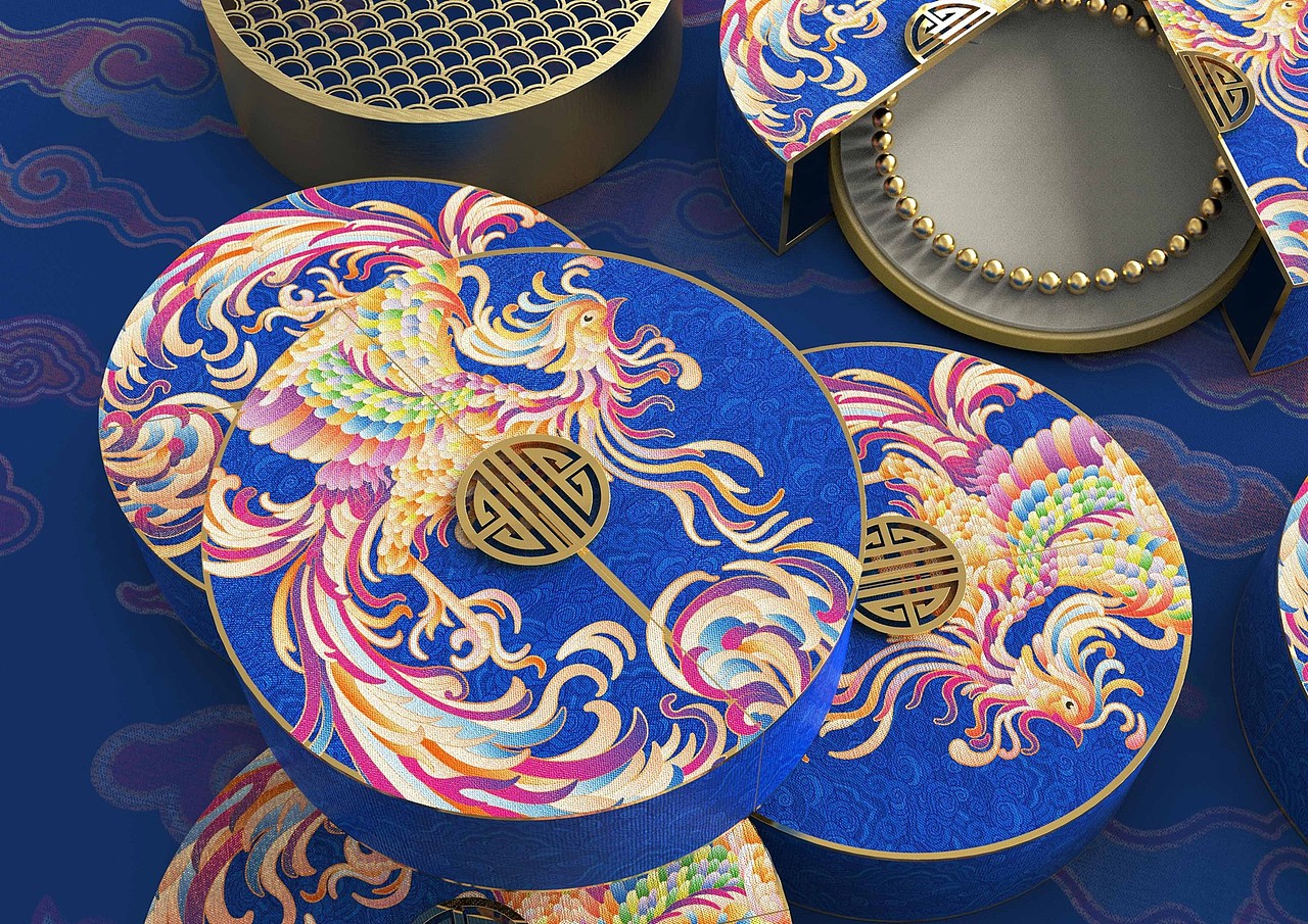 中式首饰盒设计