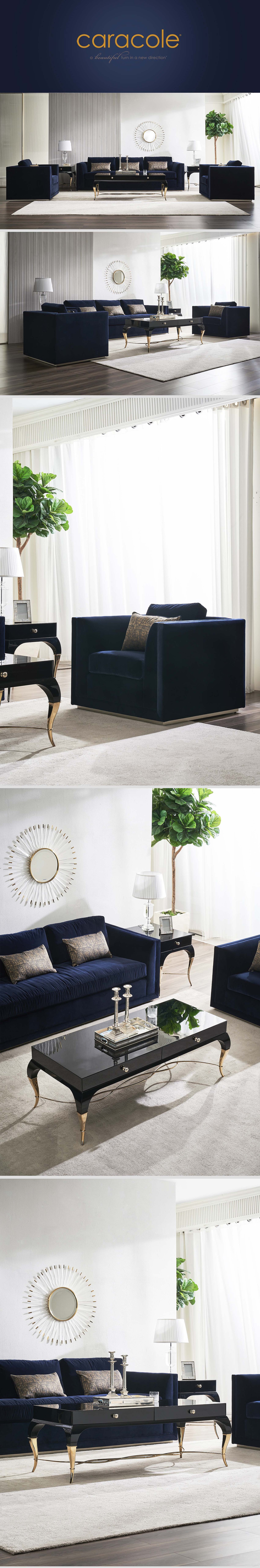 蓝色丝绒的高级感是无与伦比的