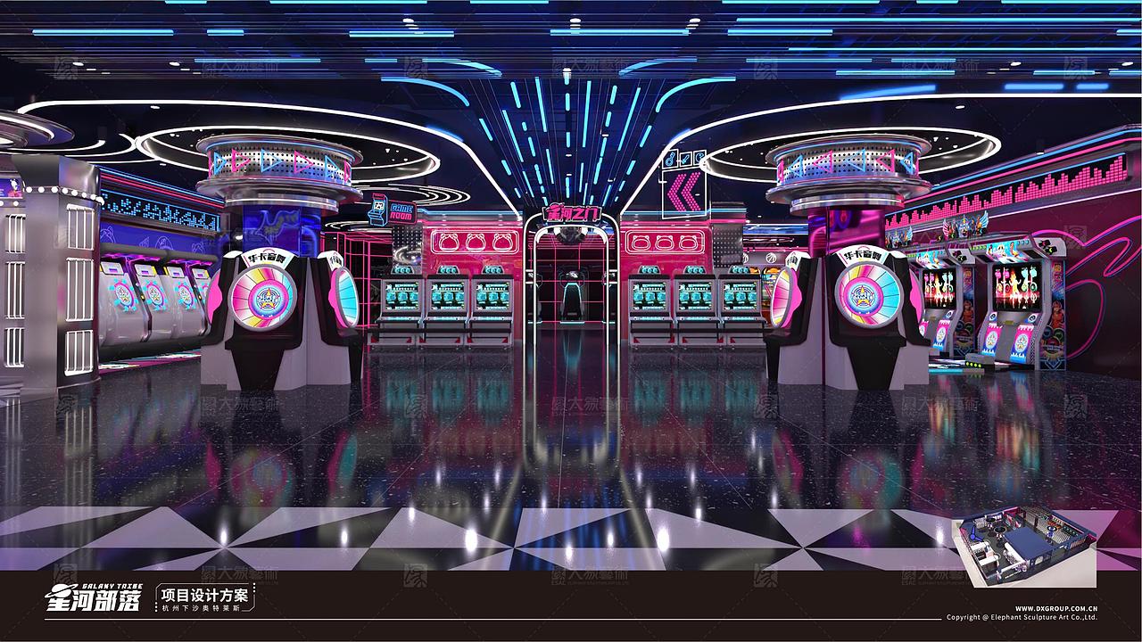 设计案例 | 杭州星河部落电玩城&儿童乐园（图ZMzQ5OTI2MzQw） - 商业空间设计 - 站酷设计师大象艺术原创素材 - 站酷ZCOOL