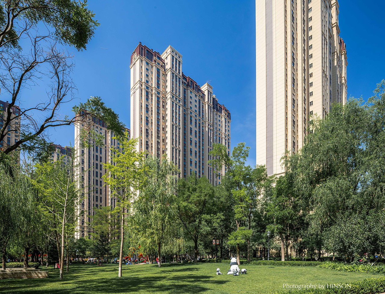 兰州中海 山河郡 示范区景观拍摄