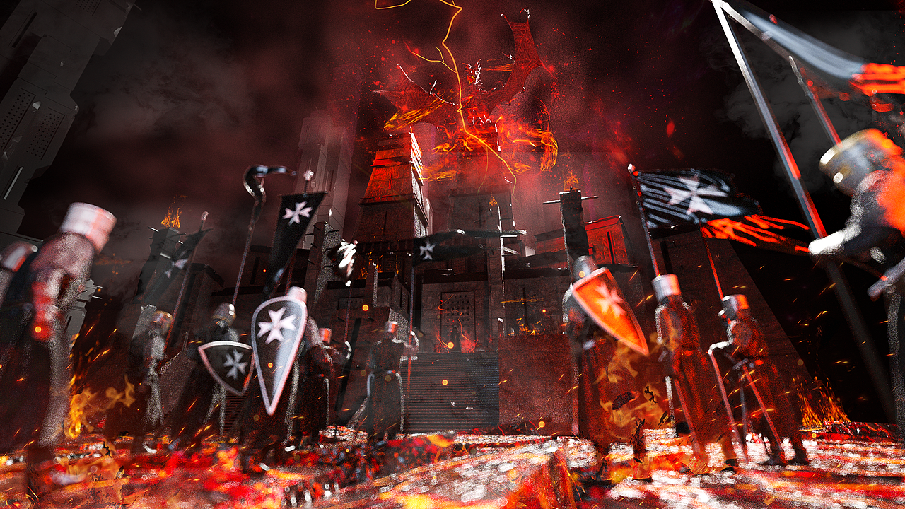 castle battlefield 风格帧