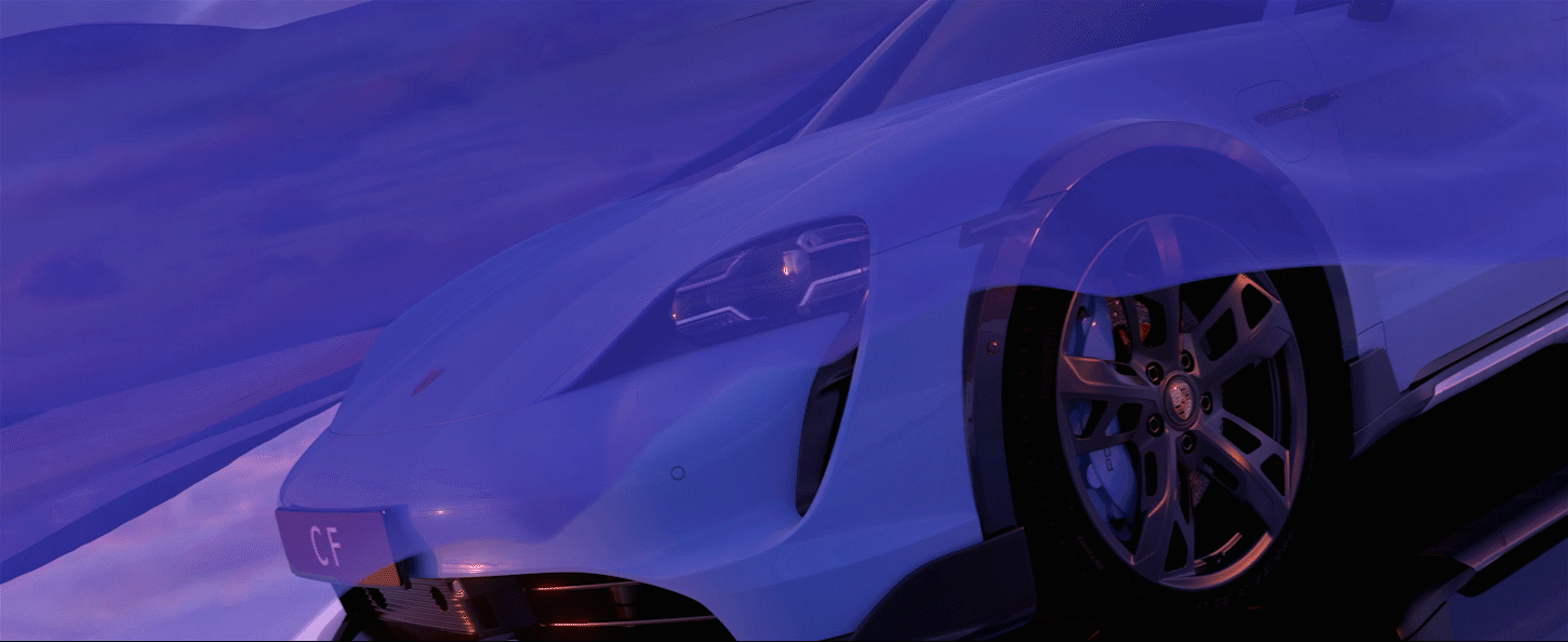 Porsche Taycan 2021_汽车CGI_布料篇