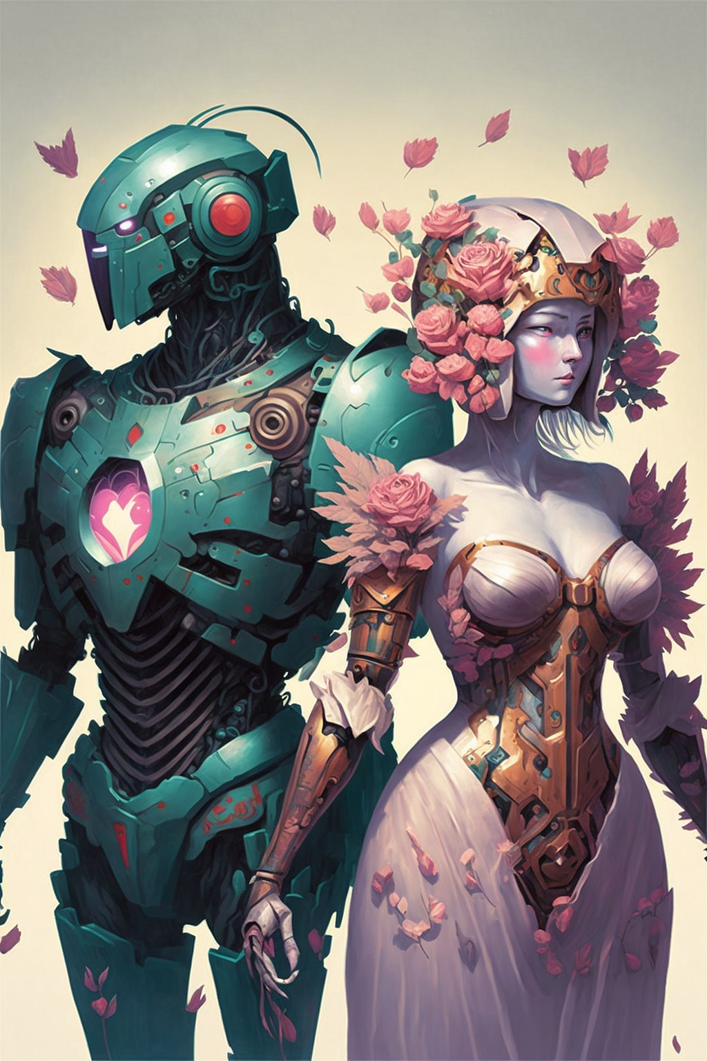 恋爱中的机器人—— 模仿各大艺术大师风格绘图