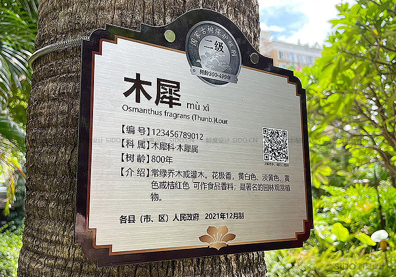 广东省·古树名木铭牌系统_鲜度设计-站酷ZCOOL