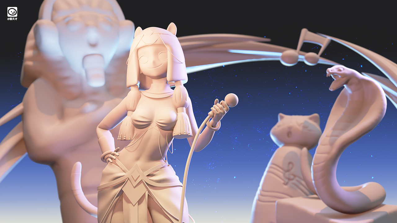 3D立绘|埃及拽姐