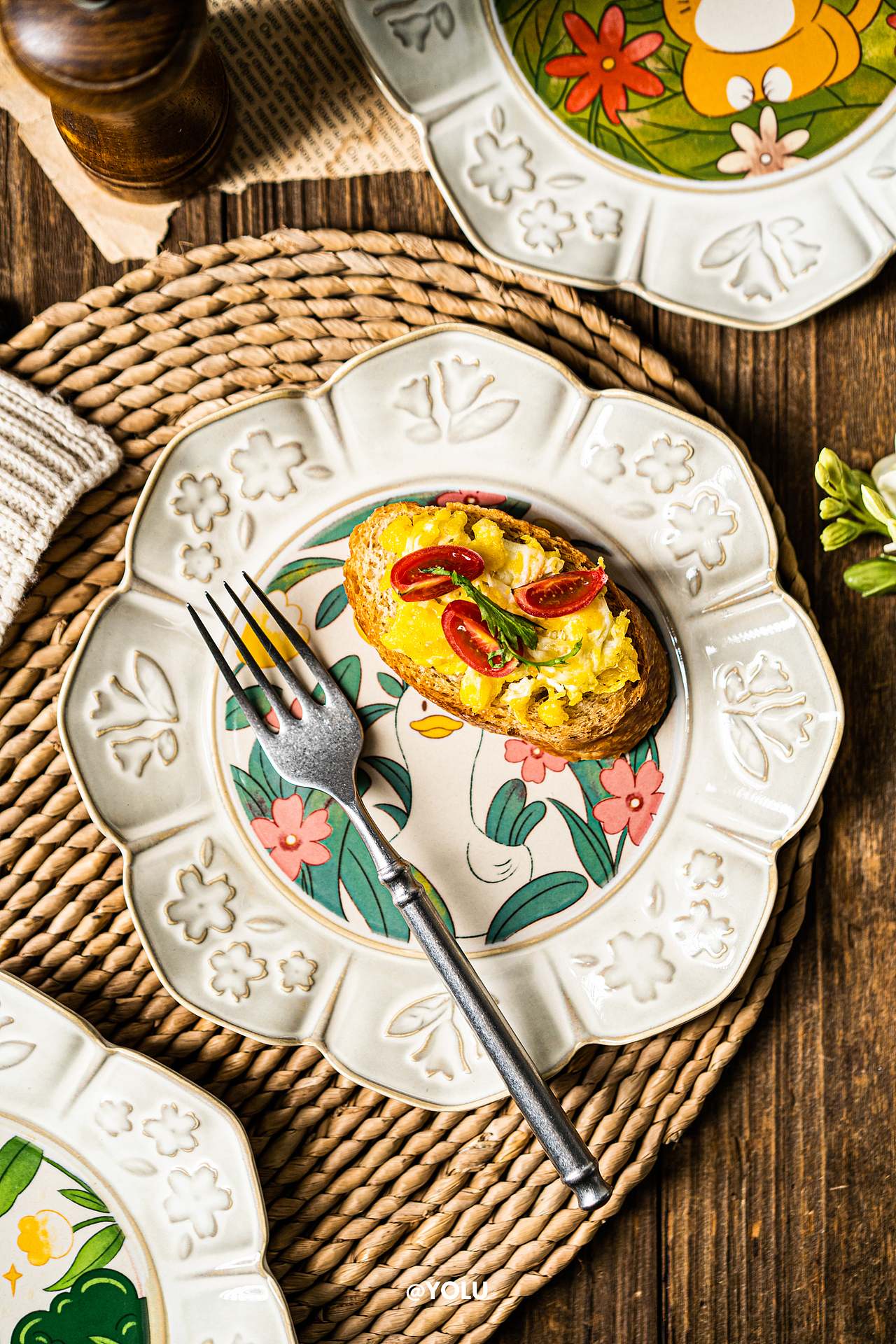 拾一月 x 复古餐具拍摄