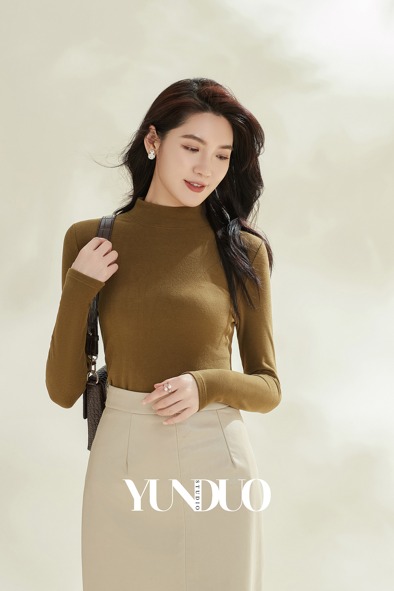 通勤款打底衫拍摄