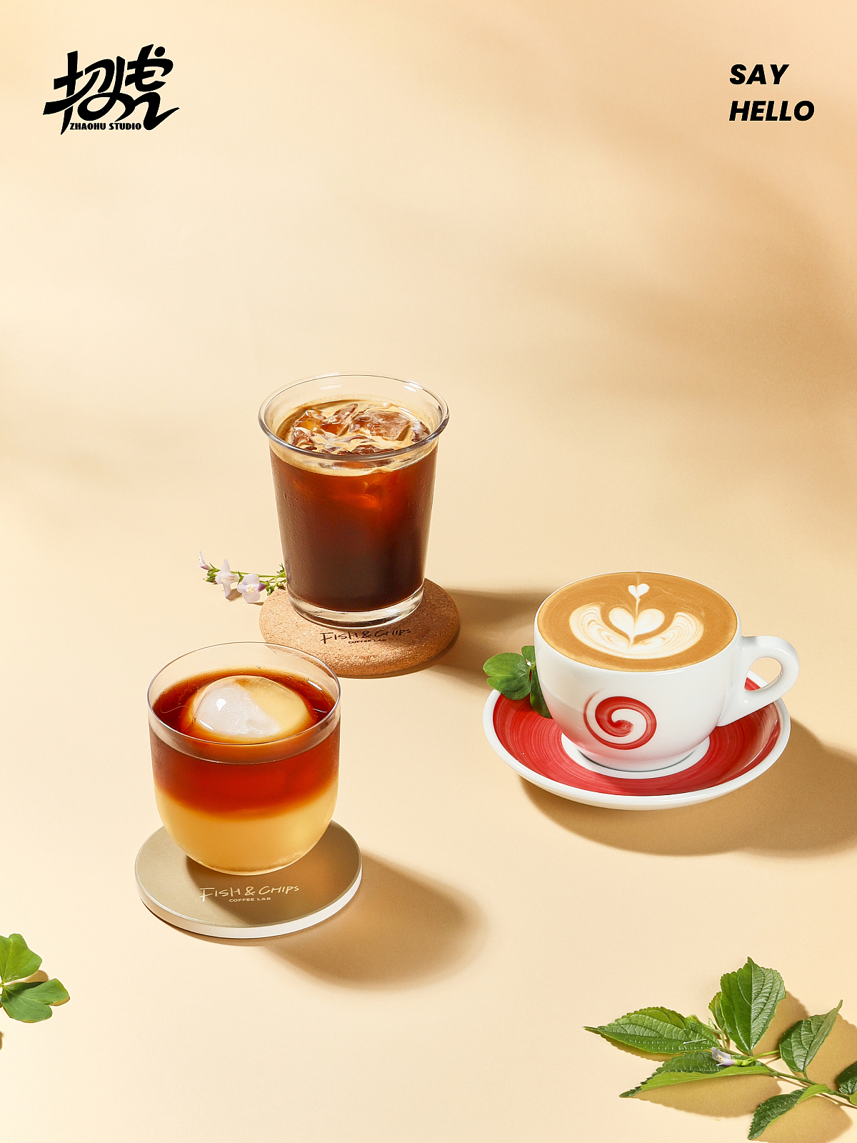 饮品摄影｜招虎视觉xFish&Chips咖啡拍摄（图ZMzcwMzQ0MTI4） - 美食摄影 - 站酷设计师招虎视觉原创素材 - 站酷ZCOOL