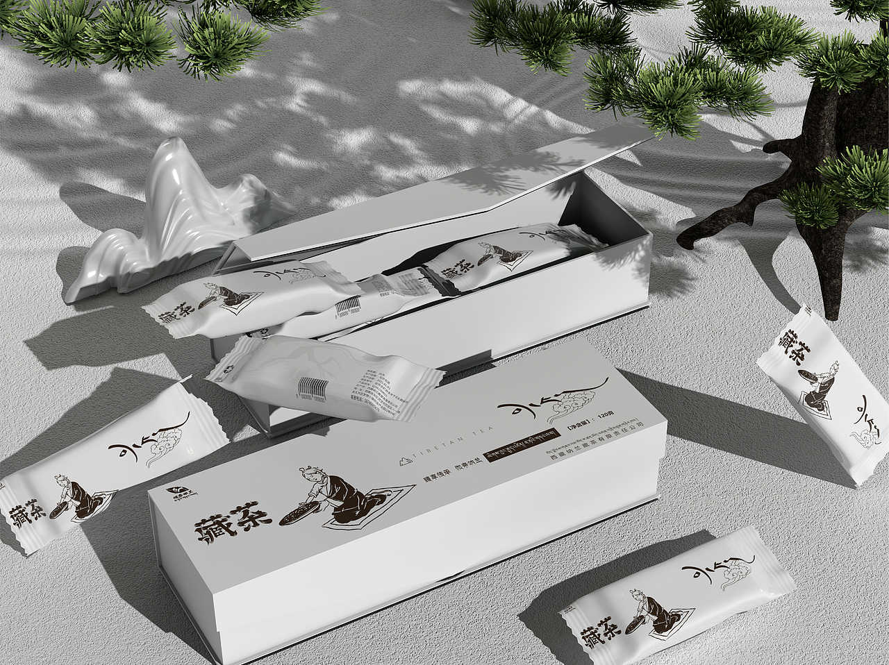 伽帝呐兰品牌藏茶包装系列（图ZMzI5Njc1Mjcy） - 包装 - 站酷设计师蕃之原创素材 - 站酷ZCOOL