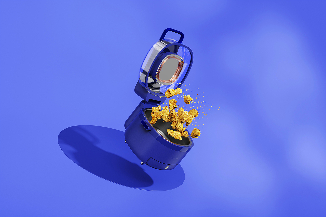 蒸汽炸锅 STEAM FRYER（图ZMzAzMDI0MTAw） - 其他工业/产品 - 站酷设计师上承设计周浩原创素材 - 站酷ZCOOL