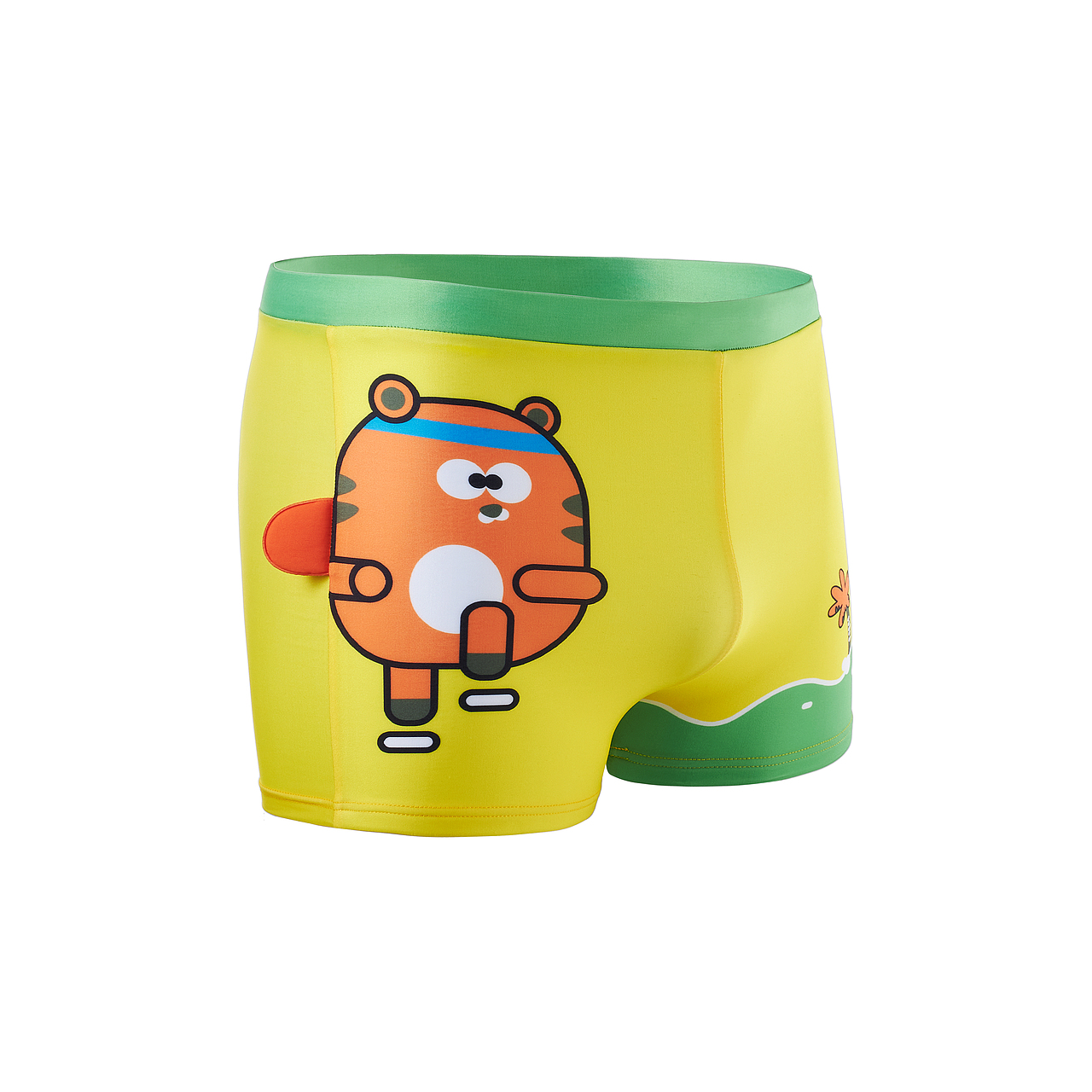 儿童游泳衣游泳包男童游泳裤防晒衣游泳装备产品3D白底