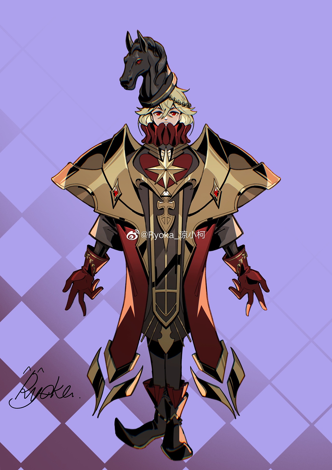 夏雨 游戏角色原画作品集_ryoka凉小柯-站酷zcool