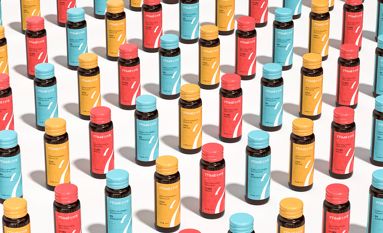 7TIME - 每添新活力 饮品包装设计