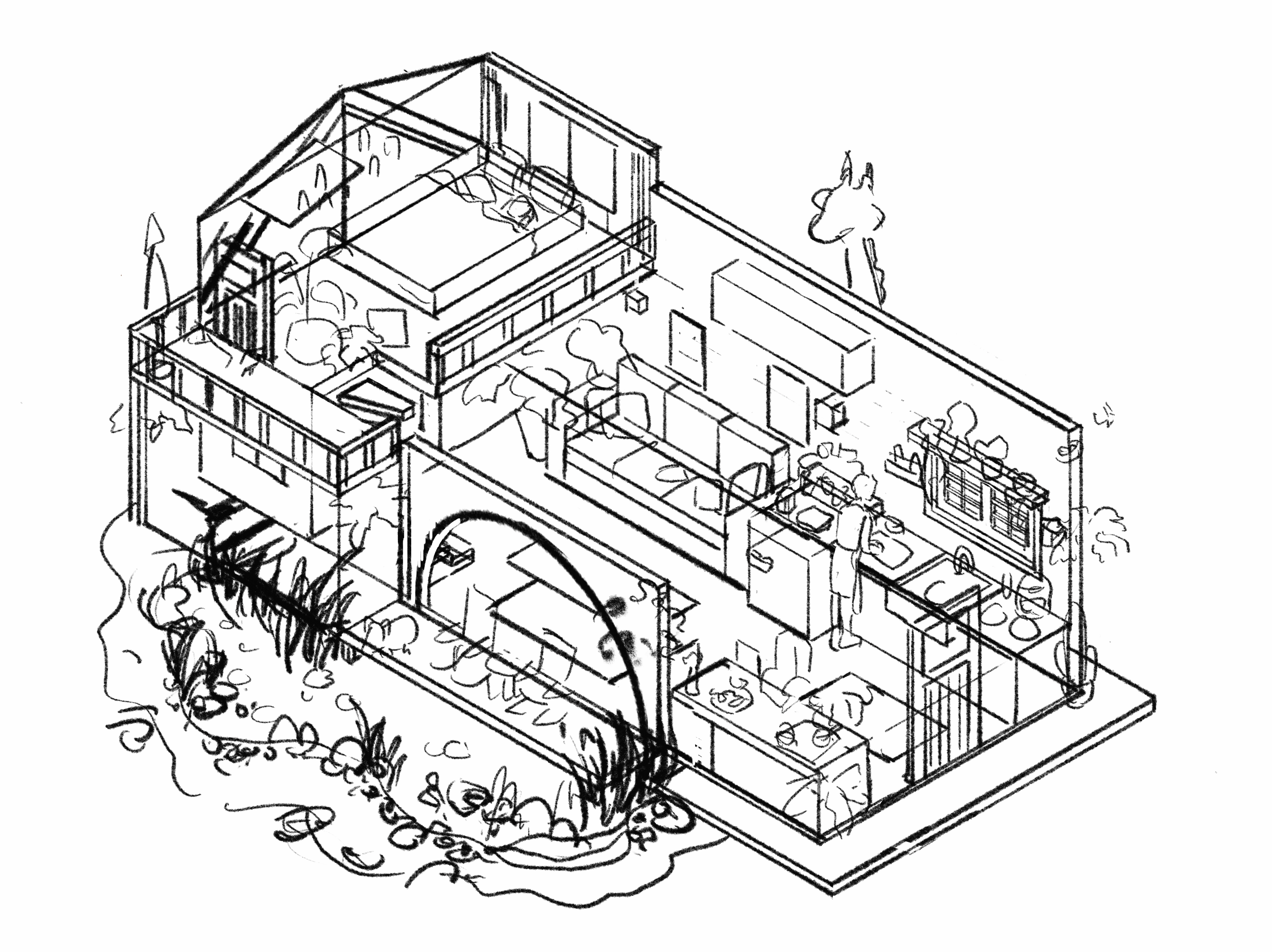 后续还会设计一些木屋树屋，敬请期待😄
