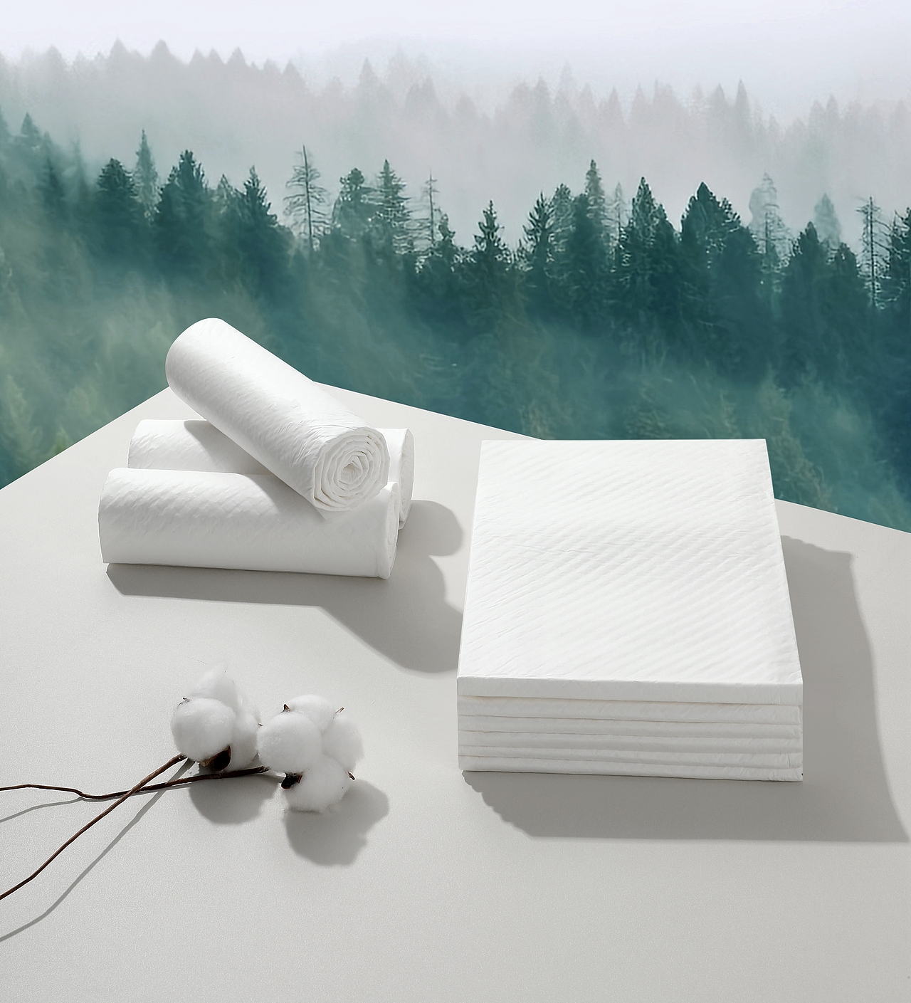 婴儿浴巾-月子卫生纸-医用护理垫