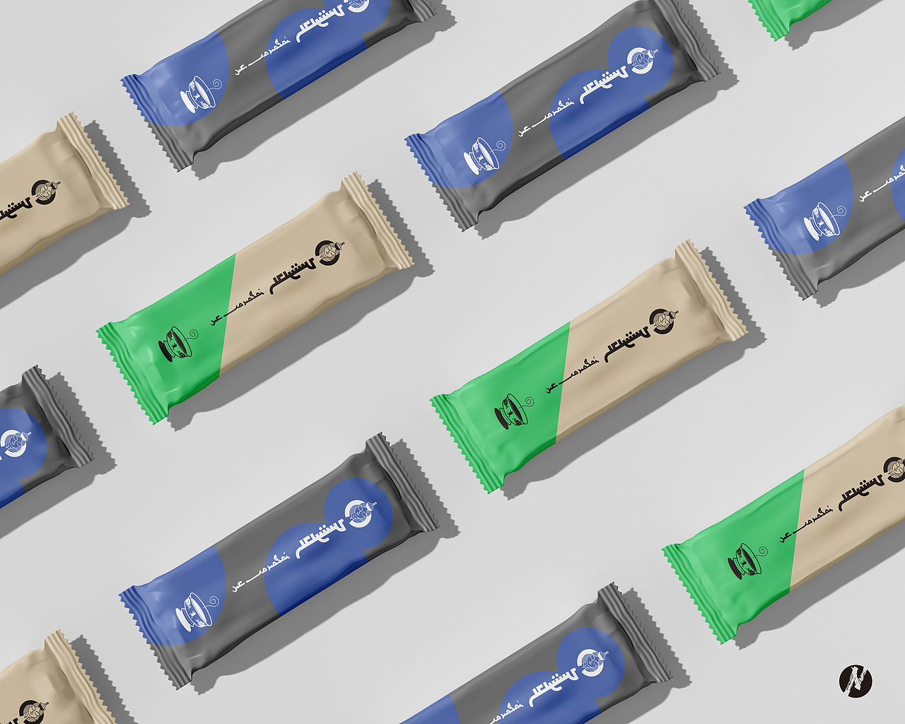 【蒙古文LOGO设计】萨力沁奶茶馆LOGO设计