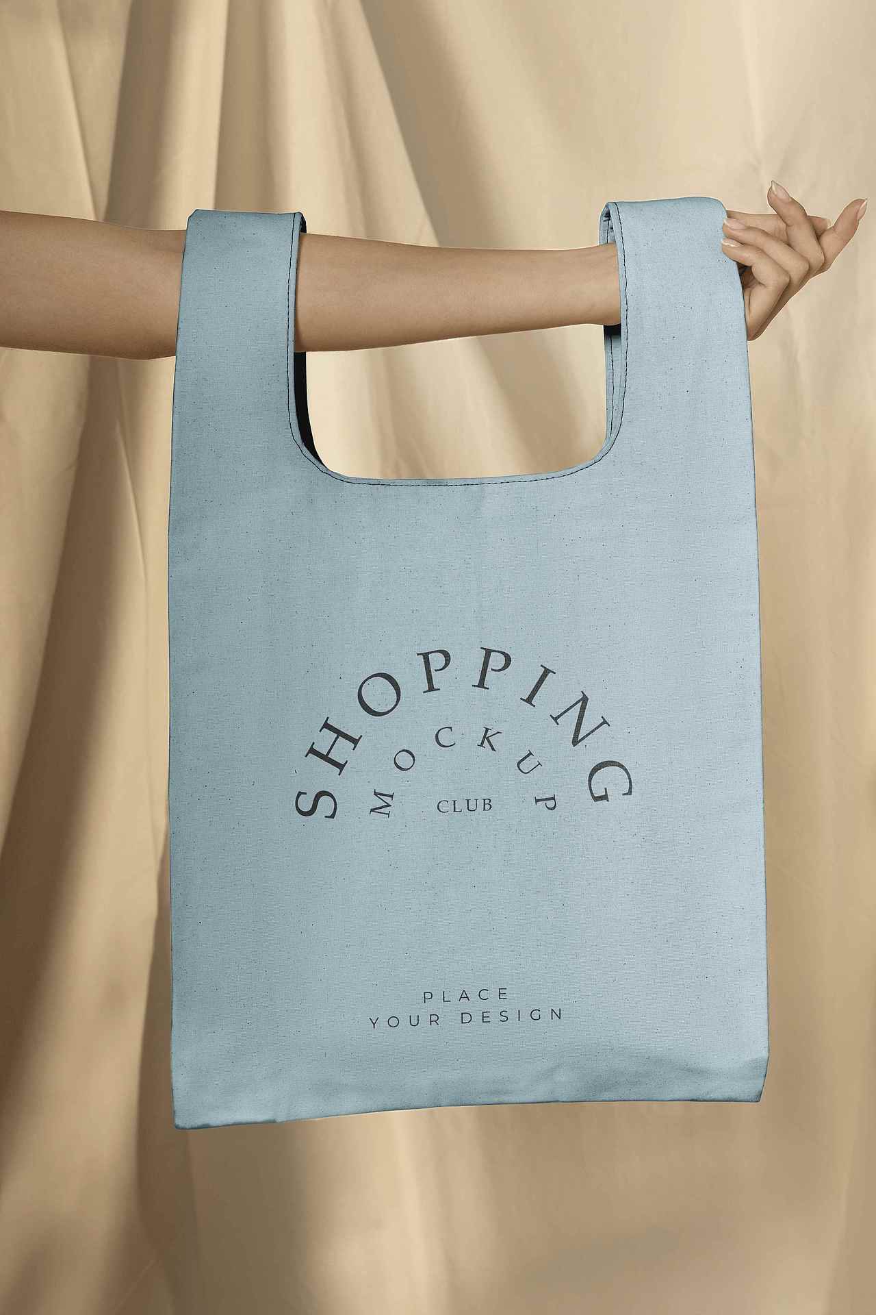 素材分享|手提帆布袋设计展示VI场景智能贴图样机下载