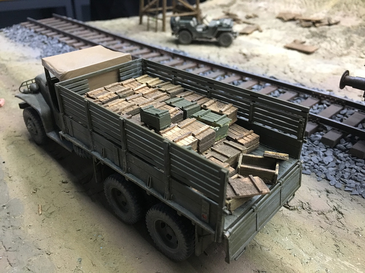 微缩场景 战场模型沙盘 制作过程揭秘