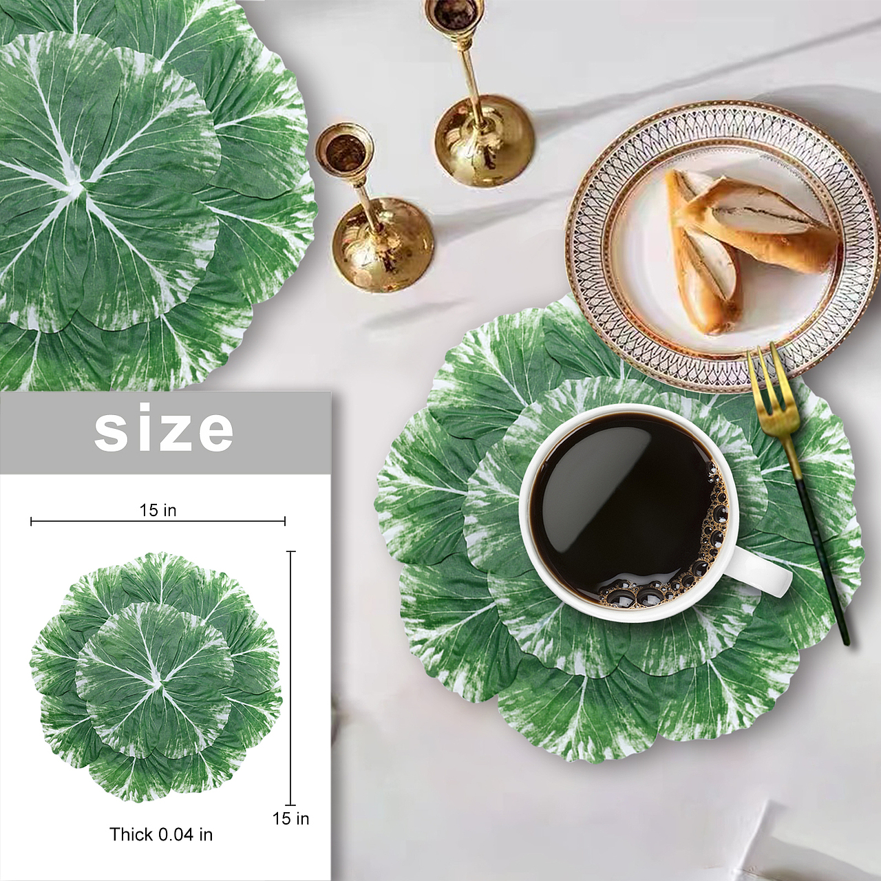 亚马逊餐桌垫主图设计