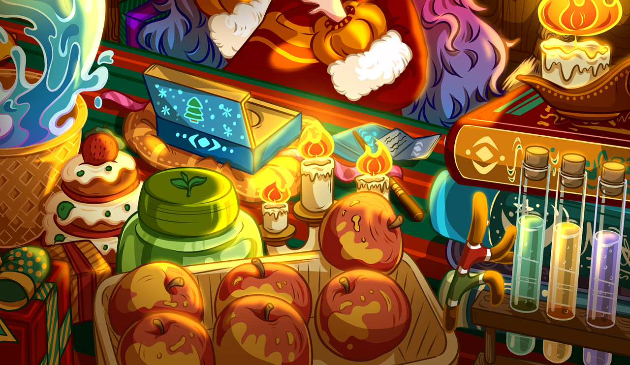 魔法学院的圣诞礼物（图ZMzU3NTg0Nzg0） - 艺术插画 - 站酷设计师小逗浆2477原创素材 - 站酷ZCOOL