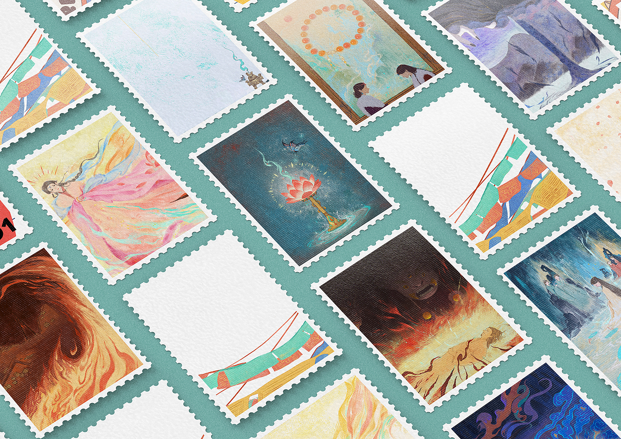 毕设——《浮生一梦》藏戏插画设计