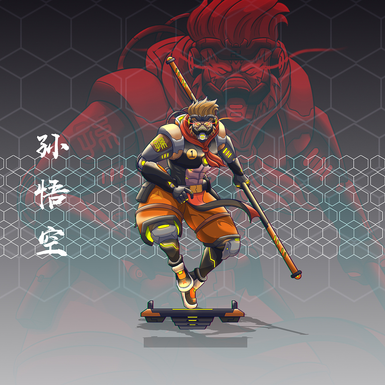 机械机甲赛博朋克西游记唐僧沙僧猪八戒孙悟空赛博朋克---重生446赛博