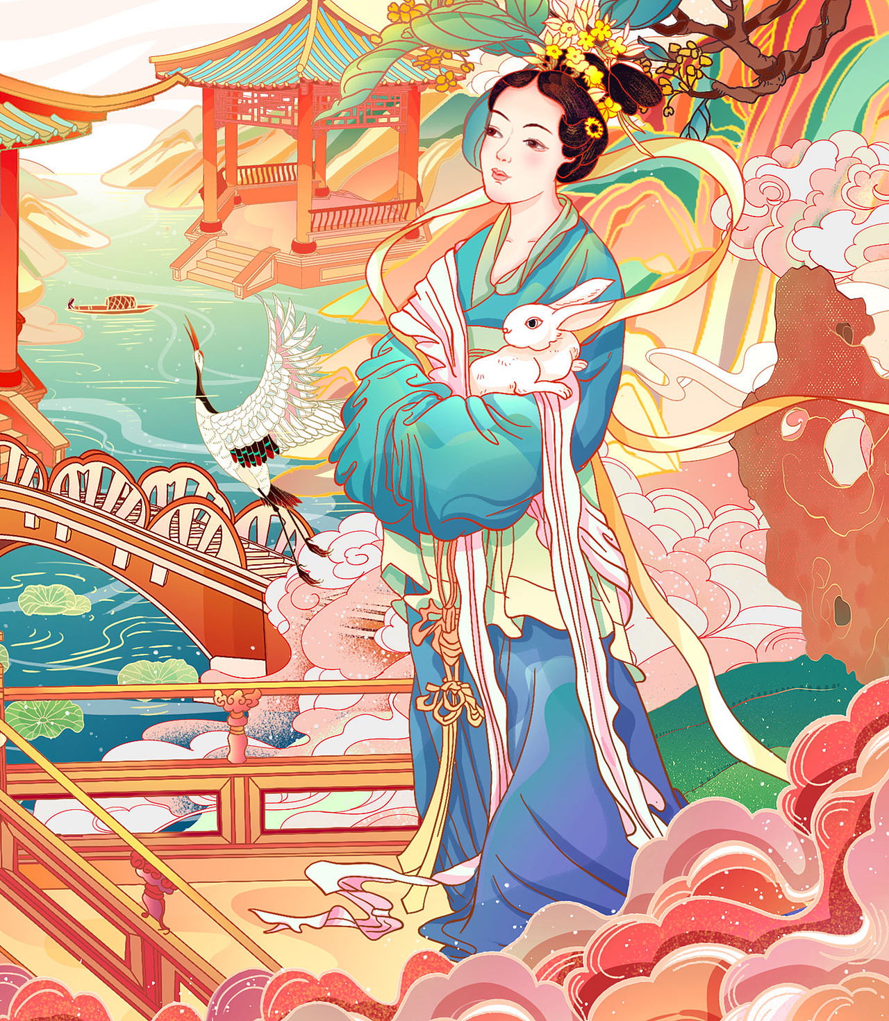 中秋/端午-节日国潮国风包装插画（图ZMzM2NTc5MzYw） - 商业插画 - 站酷设计师睿睿紫原创素材 - 站酷ZCOOL